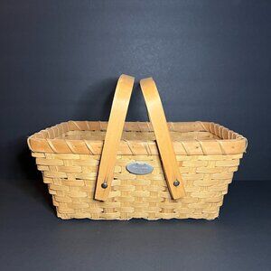 Vintage Spring 1999 Bath & Body Works Special Edition Wicker Basket w/ Handles